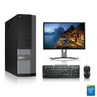 Obnovljena Dell Optiple Desktop računar 2. GHZ Core i Tower PC, 4GB, 500GB HDD, Windows X64, Office
