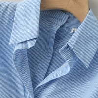 Ketyyh-CHN majice s dugim rukavima za ženske majice za žene Ženske košulje dugih rukava Nepravilne košulje
