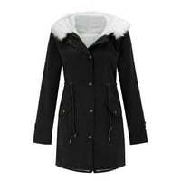 FVWitlyh jakne za žene Ženski kapuljač ogrtač zečji ogrtač omotač vune kaput kardigan poncho toplo