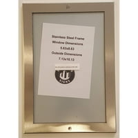 Okvir certifikata lifta. 8. Nehrđajući čelik