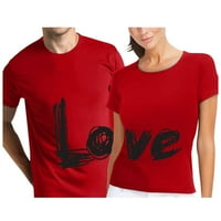 Ženske košulje s kratkim rukavima Žene parovi Ljubitelji zaljubljenih of o vratu kratkih rukava s majicama