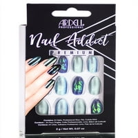 Green Glitter Chrome Ardell ovisnik za nokte Premium umjetni za nokti za nokte Kašika za kožu