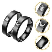 Upajanje sunca i mjesečevih prstena zaručnika vjenčani prstenovi nakit poklon za dečko devojke