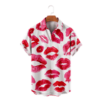 Srčani uzorak 3D Print Prevelike žene Muška bluza Odjeća Top, Odrasli - S, 09