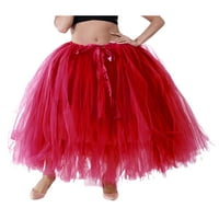 Michellecmm Žene Tulle suknje Tutu suknje Večernji party haljinski maturalne suknje baletne plesle maxi