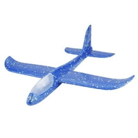 Bacanje avionske igračke, leteći mini bacač Glider sjajni noćni avion igračka ručna avion Model, avionska