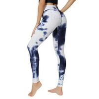 Clearsance Yoga, modna rasteza yoga gamaše fitness trčanje pantalone za teretane Aktivne hlače plave
